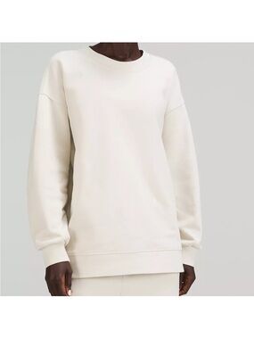 Lululemon perfectly oversized Crewneck Sweatshirt in Bonw